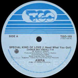 Single Cover Amra - Special Kind Of Love