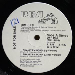 Single Cover Fields Richard - Shake 'em Down Dimples