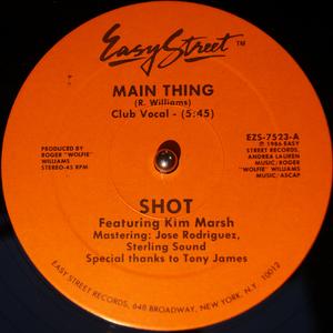 Single Cover Shot - Main Thing Feat. Kim Marsh