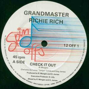 Single Cover Grandmaster Richie Rich - Check It Out