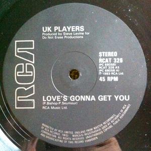 Single Cover Uk Players - Love's Gonna Get You