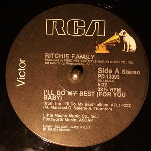 Single Cover The - I'll Do My Best (for You Baby) Ritchie Family