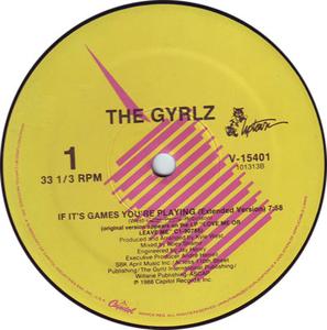 Single Cover The - If It's Games You're Playing Gyrlz