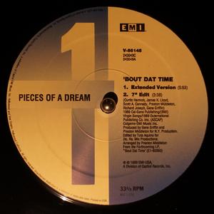 Single Cover Pieces Of A Dream - 'bout Dat Time