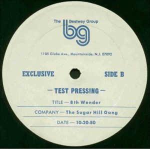 Single Cover Sugar Hill Groove Sugarhill Gang - 8th Wonder