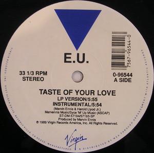 Single Cover E.u. - Taste Of Your Love