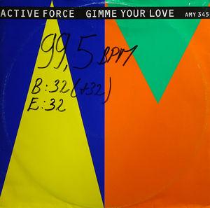 Single Cover Active Force - Give Me Your Love