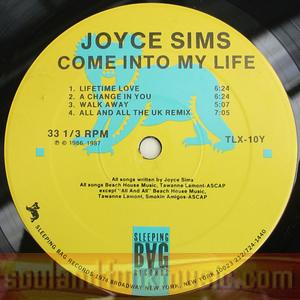 Joyce Sims - Come Into My Life