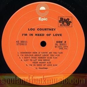 Lou Courtney - I'm In Need Of Love