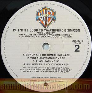 Ashford & Simpson - Is It Still Good To Ya?