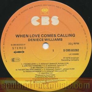 Deniece Williams - When Love Comes Calling