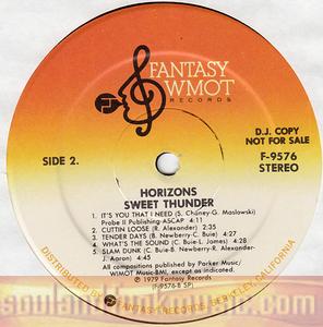 Sweet Thunder - Horizons