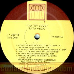 Tata Vega - Try My Love