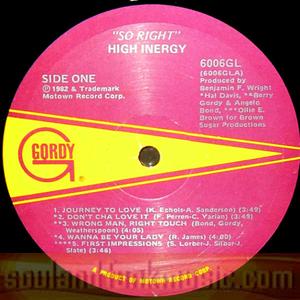 High Inergy - So Right