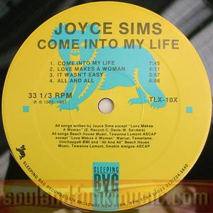 Joyce Sims - Come Into My Life