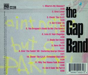 Back Cover Album The Gap Band - Ain't Nothin But A Party
